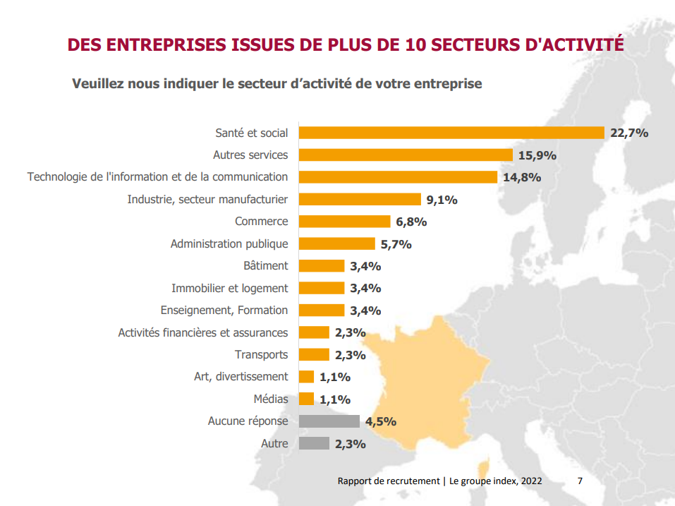 FRANCE analyse secteur d'activité