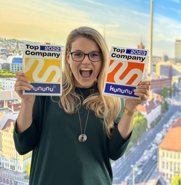 Steffi-kununu-Award-klein Stefanie Regel kununu Top Company Award 2023
